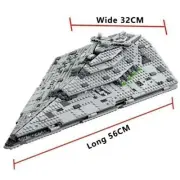 New Destroyer Space Compatible with 75190 Starship Fighter Spaceship Model Set B