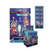 2024-25 Topps UEFA Champions League 50 Pack Box+Mega Starter (350 Stickers+Album