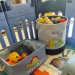 卡通布藝玩具收納筐 兒童衣服籃零食收納箱 整理袋收納盒髒衣簍桶神器