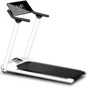 Folding Treadmills Indoor Folding Treadmill Small Electric Treadmill with LCD Monitor Ultra-Quiet Walkinghine Running Exercise