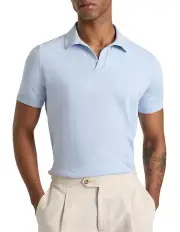 [MJ Bale] Furlong Polo Shirt in Sky Blue
