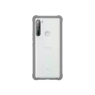 HTC U20 5G 透視雙料防震邊框殼