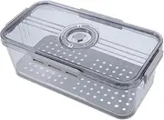 Generic Bread Storage Box Set Food Storage Container Set Airtight Lid Freshness Timer for Refrigerator