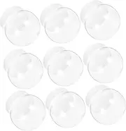 Beatifufu 10Pcs Plastic Snow Globe DIY Snow Globes Clear DIY Water Globes Crafts Water Globes Empty DIY Water Globes Compact Plastic DIY Water Globes Ball Shape Globe props water