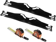 PTYBNHC Wheel Alignment Tool, Positioning Tool Plate with 2 Measuring Tapes, Front End Toe Plates Wheel Alignment Tool for Car Truck SUV