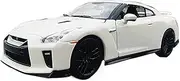 Finished Scale Model Simulation 1:24 for Nissan Ares GTR 2017 Die-cast Alloy Car Model Static Scale Model Exquisite Collection Holiday Presents Presents Ornaments(White)