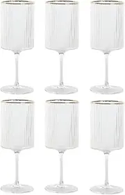 Copa Set of 6 Crystal 7 x 7 x 12 400 ml Rayado