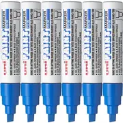 Uni-Ball PX30 Box 6 Paint Marker Chisel Tip 8mm (Bold Blue)
