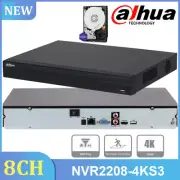 Dahua NVR2208-4KS3 4K 8CH 12MP Network Video Recorder NVR System SMD Plus 2SATA