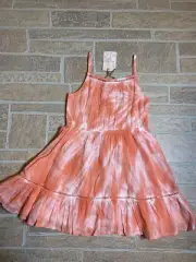 Tommy Bahama Kids 4T Coral Tye Dye Dress NWT