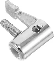 Car Inflatable Pump Chuck Straight Air Chuck Air Chuck for Tires Air Compressor Quick Connect Fittings Car Tire Air Chuck Car Air Compressor Tire Inflator Attachment Silver Metal