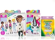 Crayola - Creations Colouring Set with Stickers Fashion & Unicorns Activity and Creative Girls from 6 Years