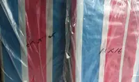 在飛比找Yahoo!奇摩拍賣優惠-超厚型紅藍白帆布 20尺x30尺  防水帆布 遮雨帆布 塑膠