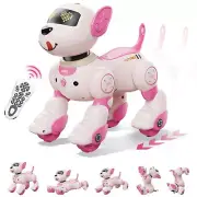 Programmable Robot Dog Toy with Voice Control for Kids, 2.4GHz Remote Control...