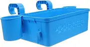 BESPORTBLE Pool Side Hanging Storage Basket Sturdy Outdoor Towel Container Cup Holder Easy to Hang for Pool Supplies