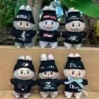 POP MART The Monsters Labubu Plush Doll New Fashion Personality Black Set No Toy