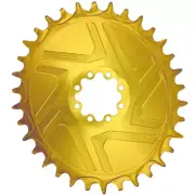 ALUGEAR Aero Oval T-Type Boost Chainring for SRAM MTB. Gold