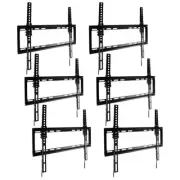 6x 42" ~ 55" TV Wall Mount Tilt Slim Bracket LCD Flat Screen VESA Steel UL RoHS