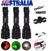 Red/Green/White Hunting Light Scope Mount Lamp Hunting Air Rifle Torch AU