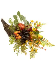 Northlight Apples & Pears Cornucopia Fall Harvest Decoration