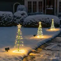 在飛比找蝦皮商城精選優惠-太陽能景觀燈仿真聖誕樹彩色庭院燈裝飾花園燈戶外地插草坪燈