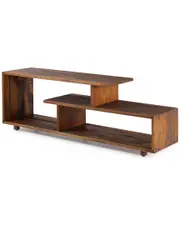 Hewson 60in Rustic Modern Solid Wood TV Stand