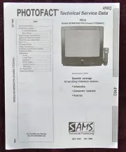 Sams Photofact 4902 Service Manual for RCA G27646YX2/47YX4 (Chassis CTC203AX1)