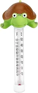 Turtle Pool Thermometer, Floating Swimming Pool Temperature, Cartoon Hot Tub Thermometer, Easy to Read, Water Temperature Thermometers for Hot Tubs Pond Aquariums