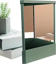 Non-reversing Makeup Vanity Mirror | Personal Makeup Mirrors Non Reverse Mirror | True Mirror for Real Image Non Reverse, Real Reflection Personal Makeup Mirrors for Makeup Vanity