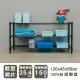 【dayneeds 日需百備】輕型 120x45x60公分烤漆三層架(鐵力士架/收納層架/展示架/層架/鐵架)