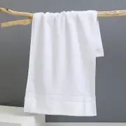 GGP White Luxury 100% Cotton Face Towel Set 3 Piece Thick & Absorbent Towels