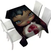 Dark Art Alchemical Angel and Pomegranate Tablecloth