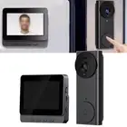 4 3 Inch Wireless Video Doorbell Intercom with Two Way Audio and Camera
