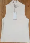 New With Tags Calia Sleeveless Tank Shirt Top Small White Peach