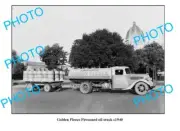 OLD 6 x 4 PHOTO GOLDEN FLEECE FIREZONED OIL TRUCK c1950