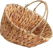 Woven Fruit Basket for Home Storage Chic Multifunctional Woven Snack and Bread Basket Stylish Decorative Tray for Kitchen Bathroom and Rustic Design