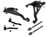 6 Pcs Lower Control Arms Inner Outer Tie Rods For SUZUKI XL-7 2.7L Base Limited (for: Suzuki)