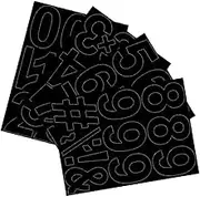 Angoily Mailbox Number Stickers Set Address Number Decals Self-Adhesive Decals for House for DIY Projects