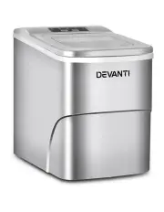 [Devanti] Portable Ice Cube Maker Silver