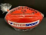 AFL SHERRIN KANGAROO BRAND LEATHER FOOTBALL SANFL Intersport logo