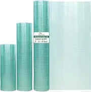 RAUMPA Polycarbonate Greenhouse Panels 3 x 32 ft, Clear Green Plastic Roof Replacement Sheet Roll Garden House Roofing Cover Covering for Outdoor Solarium Pergola Patio Gazebo Coop