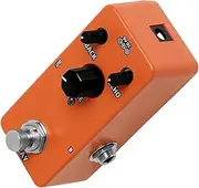 FOMIYES Guitar Delay Pedal, Guitar Pedal Analog Delay, Guitar Effect Pedal For Electric Guitar Orange