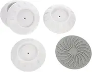 RORPOIR 5pcs Wall Protector Saver Wall Bumper Pad Wall Guard Pad Non-damaging Easy Install for Gates