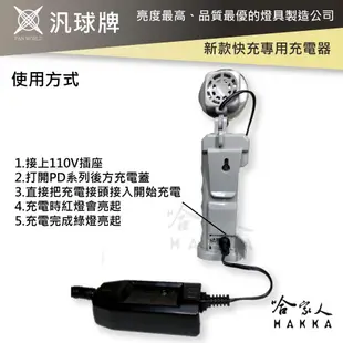 汎球牌 新款 快充 專用充電器 PD200 PD150 PD200 PD300 頭燈 手電筒 充電器 (7.6折)