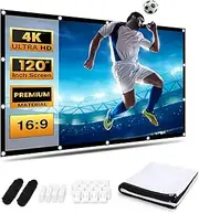Cosy Cast British Designed 120 Inch Projector Screen | 16:9 Home Cinema Indoor or Outdoor Projector Screen | Convenient Projection Screens For Multiple Uses