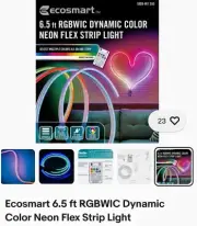 EcoSmart Linkable Plug-In LED Neon Flex Strip Light with Remote Control