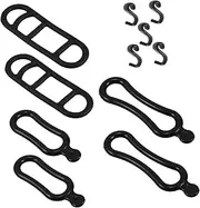 Elastic Bike Light Strap 20pcs Bike Light Mounts Silicone Rubber Band for Outdoor Use