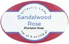 Sandalwood Rose Shampoo Soap Bar By Eclectic Lady, 4 oz Bar