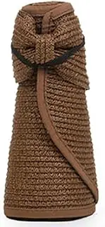 [N-X] Ladies Summer Sun Hat Foldable Sun Hat Wide-Brimmed Hat Beach Hat Straw Hat Straw Hat Viper Beach UV Protection Hat