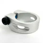 Haro seatpost clamp,OLDSCHOOL SE BMX DIMENSION 1-1/8 GT CLAMP SILVER NEW